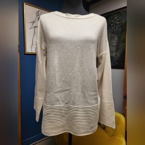 Ellen Tracy 100% Cashmere Thin Sweater Size M